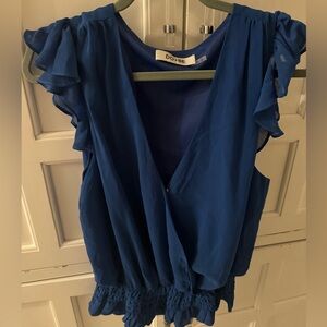 Blue DO+BE blouse, size L